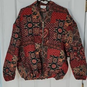 Woman's Print Light Jacket